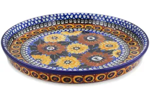 10" Cookie Platter - Autumn Chrysanthemums