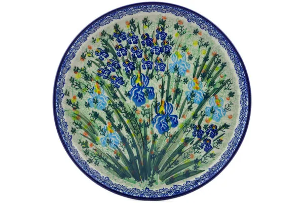 10" Cookie Platter - Blue Iris Delight