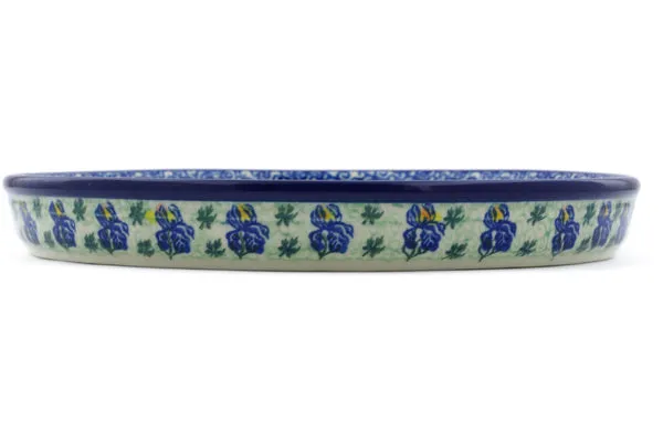 10" Cookie Platter - Blue Iris Delight
