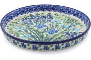 10" Cookie Platter - Blue Iris Delight