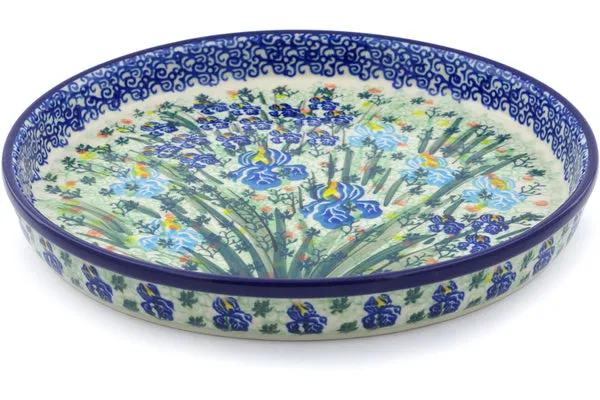 10" Cookie Platter - Blue Iris Delight