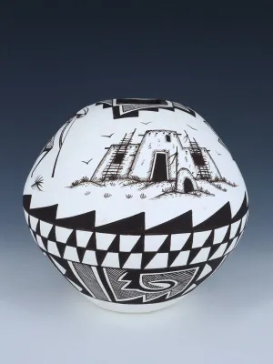 Acoma Style Hand Coiled Pottery