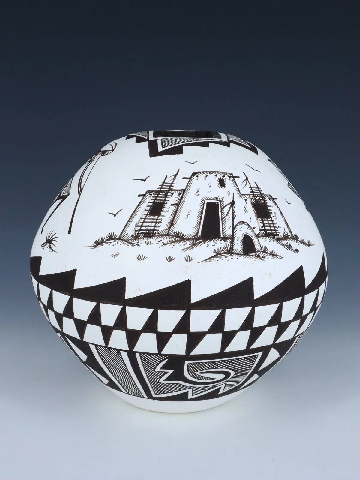 Acoma Style Hand Coiled Pottery