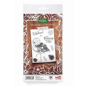 Adventures in Creativity - Flamingo Stamp Set