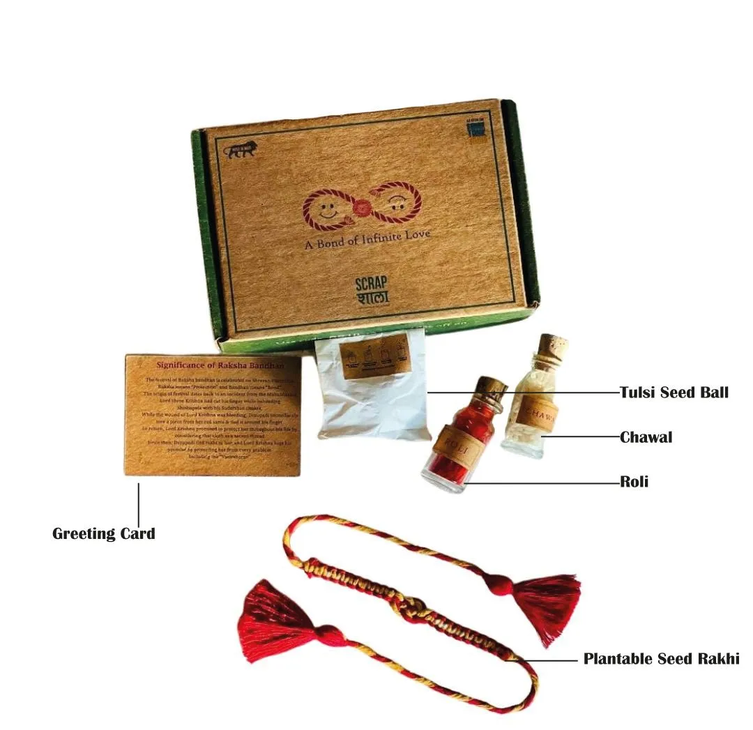 Anant Sutra Plantable Seed Rakhi Box