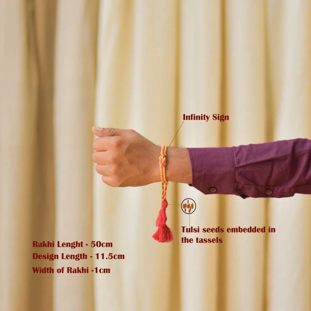 Anant Sutra Plantable Seed Rakhi Box