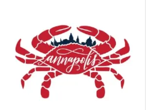 Annapolis Skyline Crab (8"X10") / Art Print