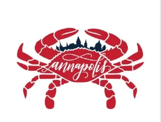 Annapolis Skyline Crab (8"X10") / Art Print