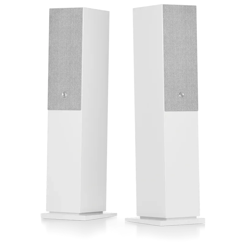 Audio Pro A48 Wireless Multi-Room Bluetooth Floorstanding Speakers Pair White