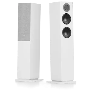 Audio Pro A48 Wireless Multi-Room Bluetooth Floorstanding Speakers Pair White