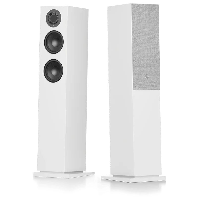Audio Pro A48 Wireless Multi-Room Bluetooth Floorstanding Speakers Pair White