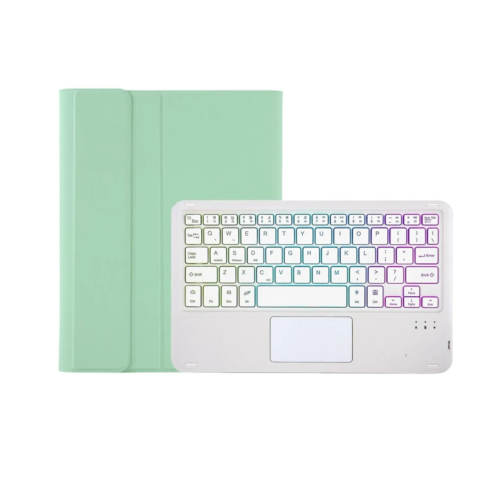 Bluetooth Keyboard Leather Case For Ipad Pro 11 - Touch Pad Backlight Skin Feel