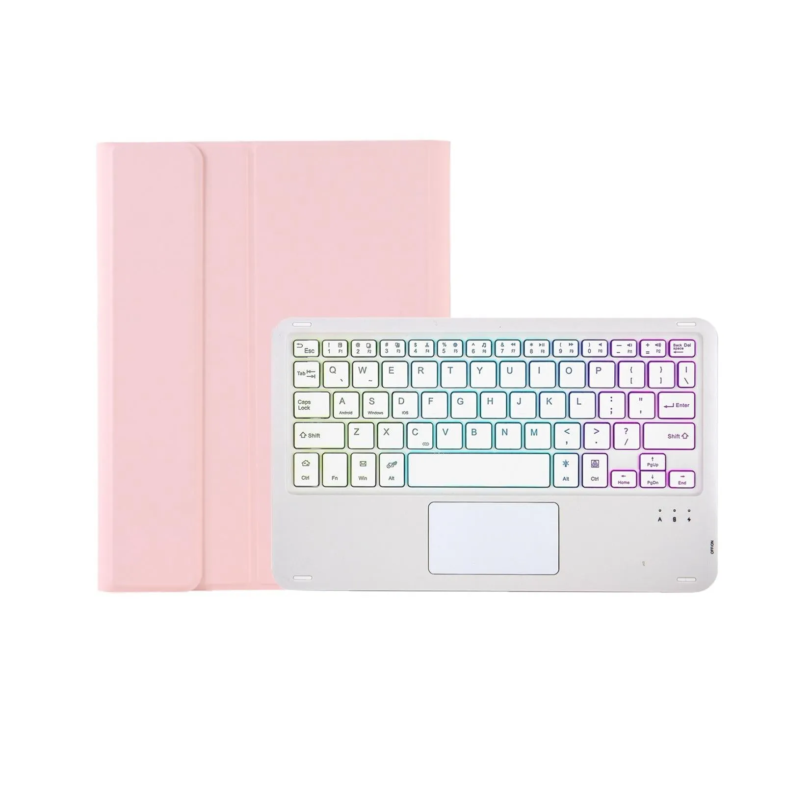 Bluetooth Keyboard Leather Case For Ipad Pro 11 - Touch Pad Backlight Skin Feel