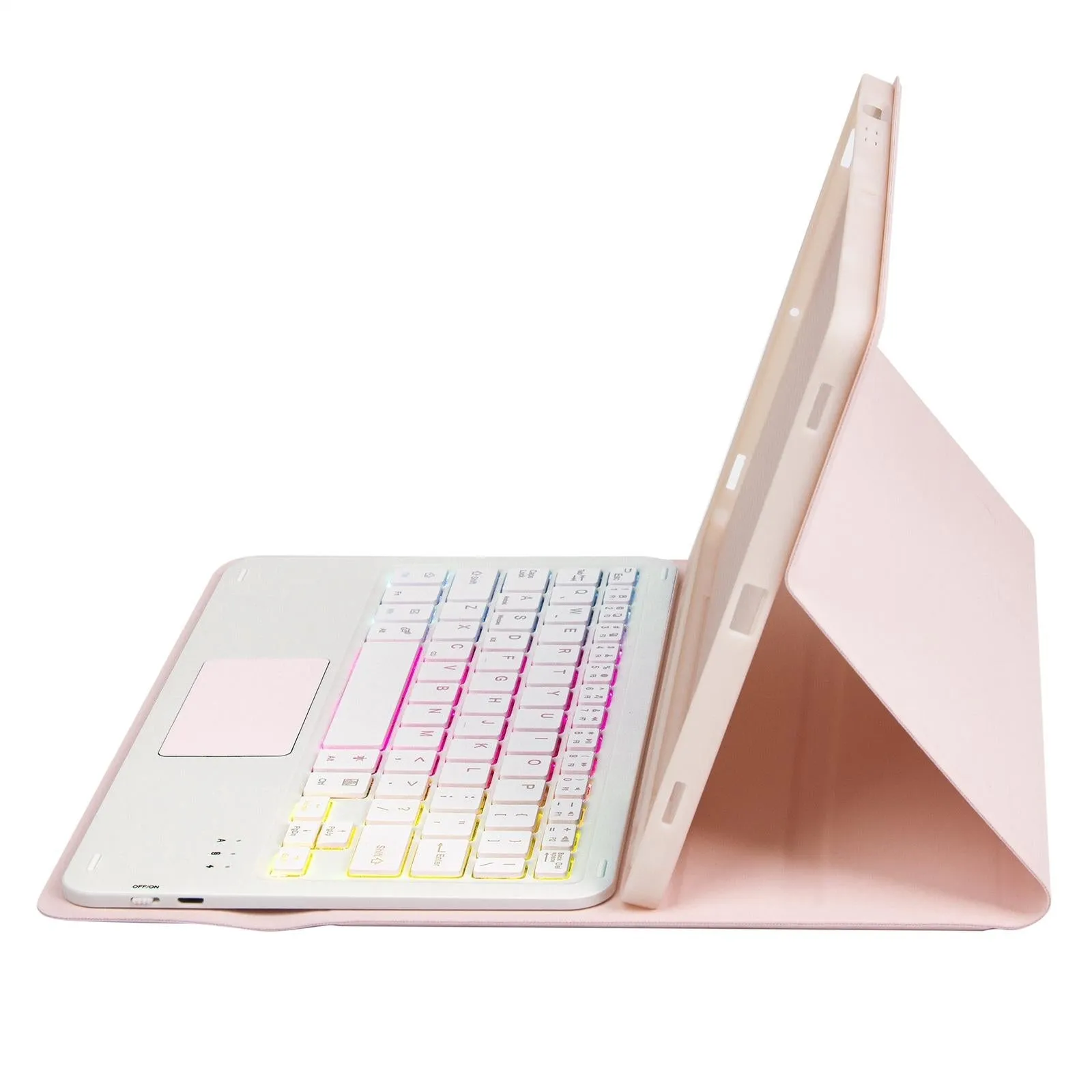 Bluetooth Keyboard Leather Case For Ipad Pro 11 - Touch Pad Backlight Skin Feel