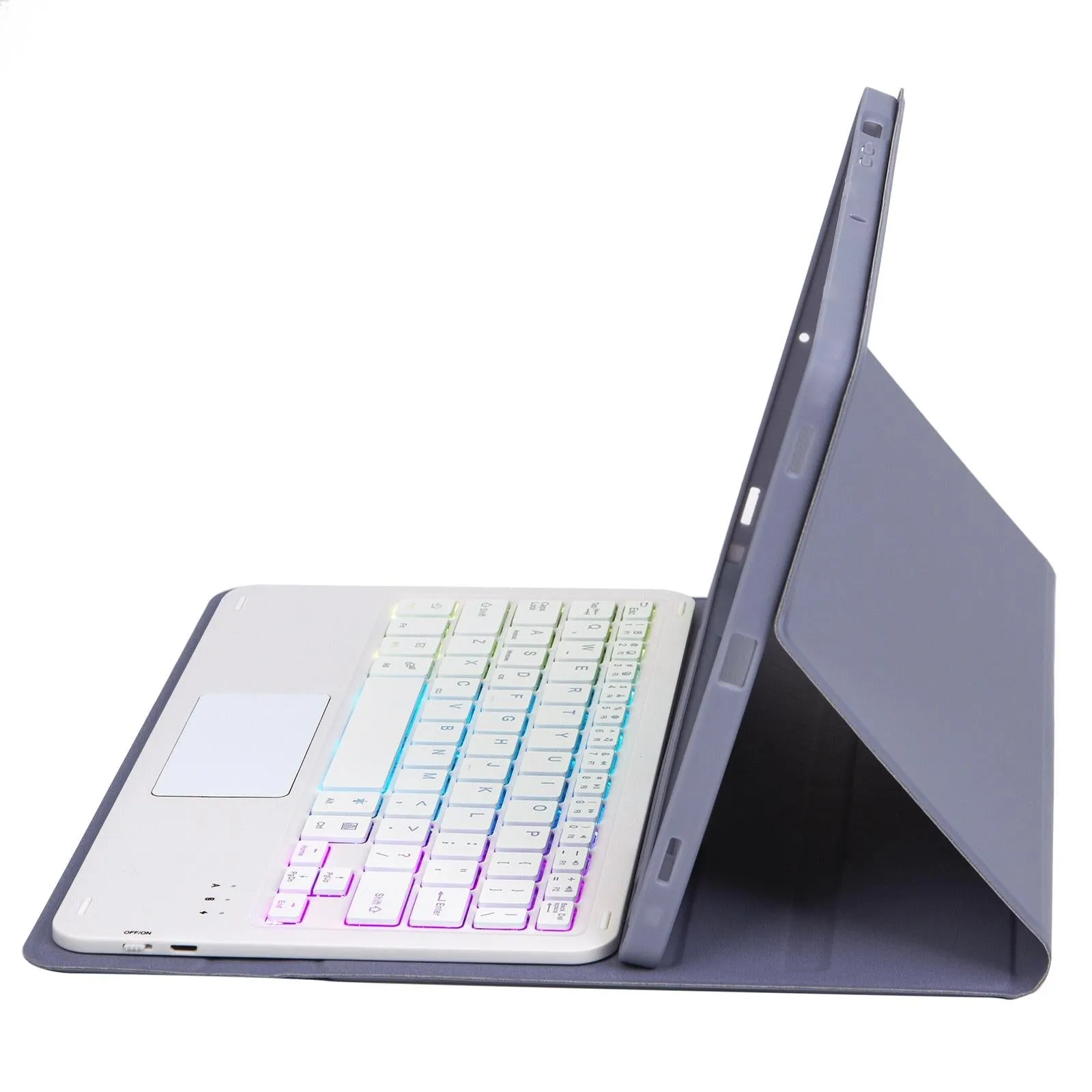 Bluetooth Keyboard Leather Case For Ipad Pro 11 - Touch Pad Backlight Skin Feel
