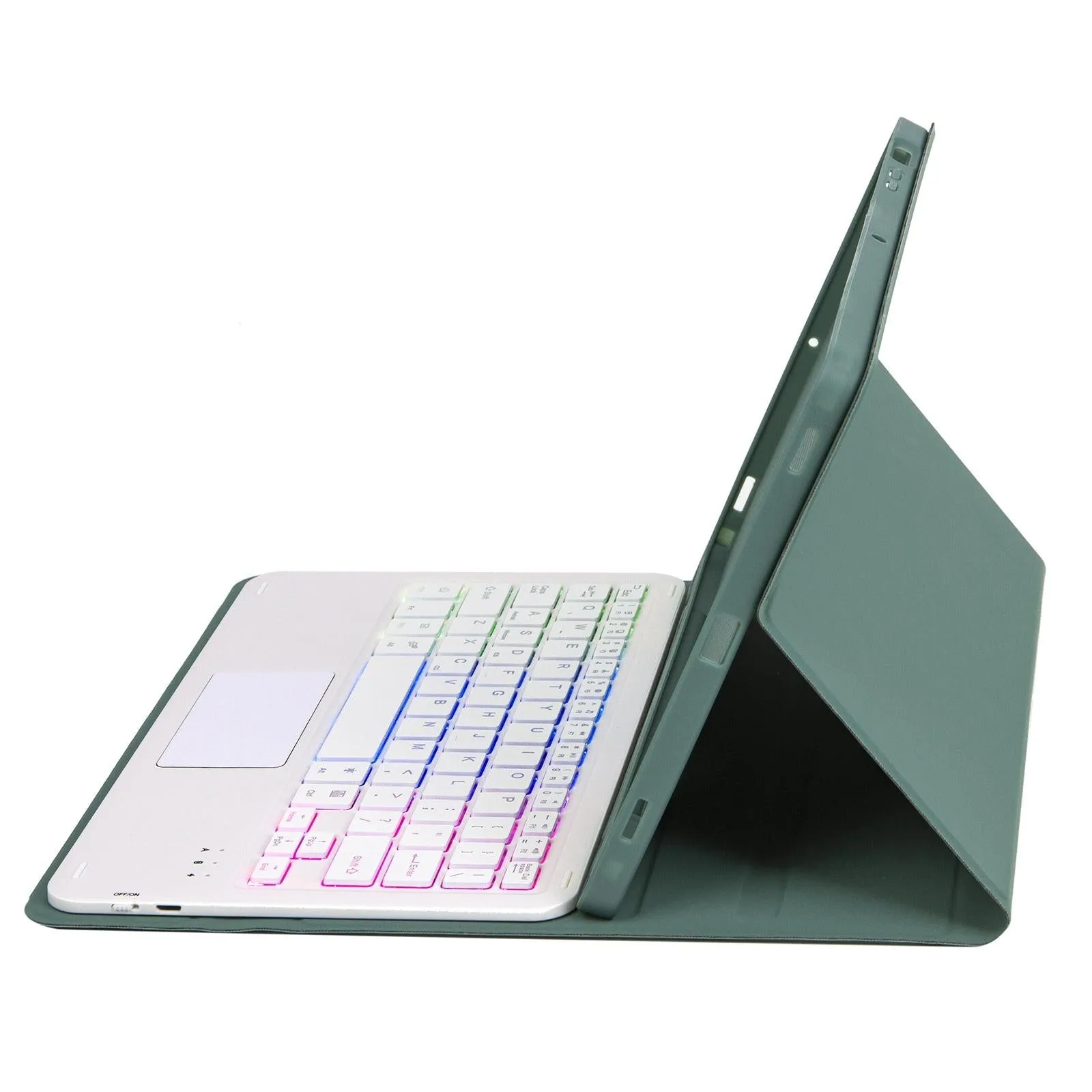 Bluetooth Keyboard Leather Case For Ipad Pro 11 - Touch Pad Backlight Skin Feel