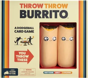 Board game Exploding Kittens Throw Throw Burrito: A Dodgeball Card Game