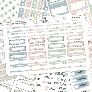 Book Magic Functional Sticker Kit