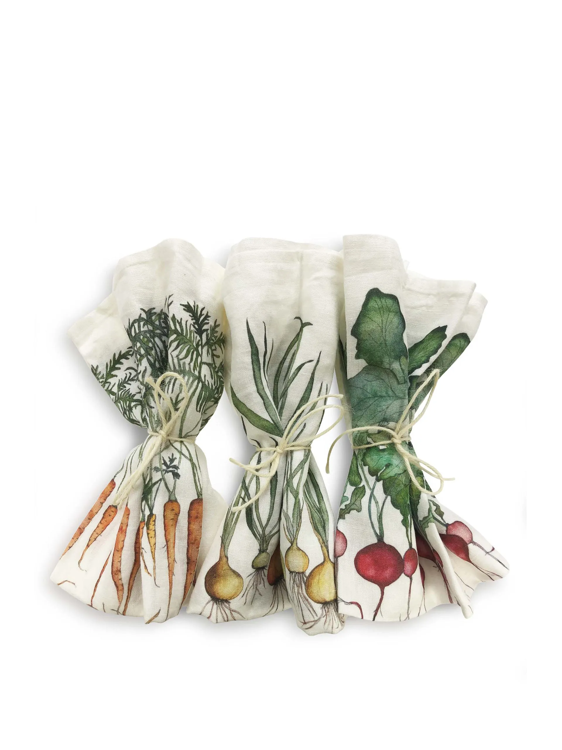 Carrots linen napkin