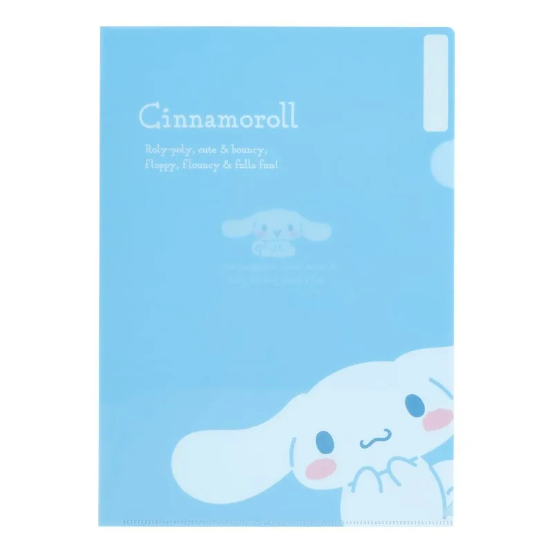 Cinnamoroll Expressions 3-pc Clear File Folder Set