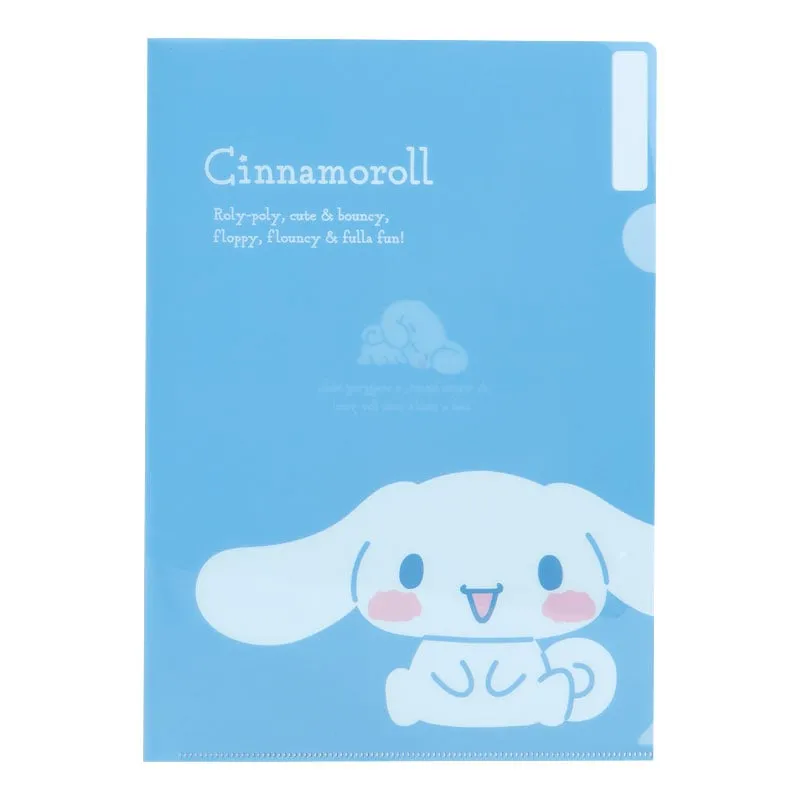 Cinnamoroll Expressions 3-pc Clear File Folder Set