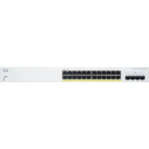 Cisco CBS220-24P-4X 24-Port Gigabit PoE  Compliant Managed Network Switch with SFP 