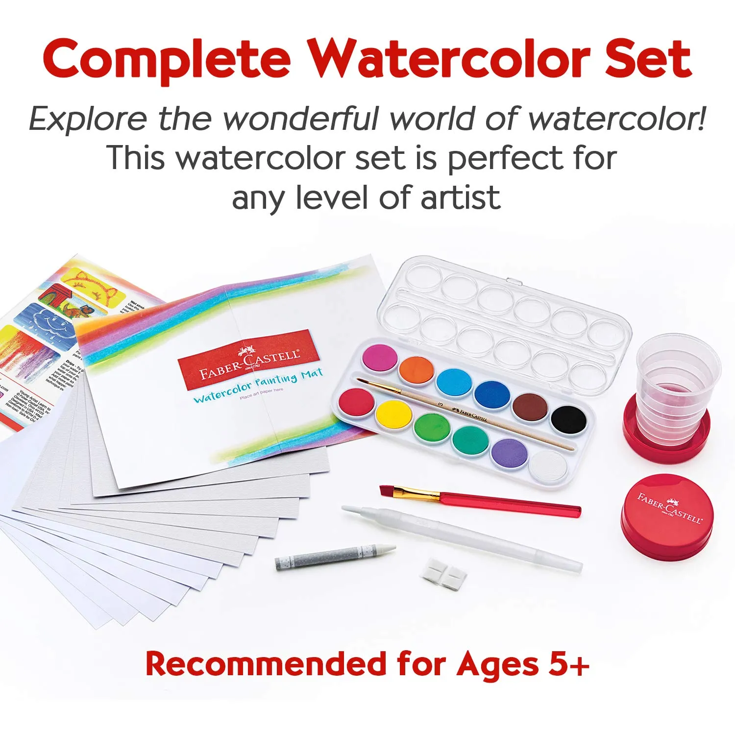 Creativity for Kids 14332 Young Artist Learn to Watercolor Set