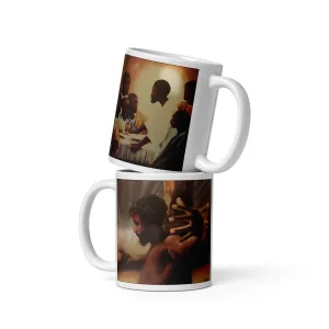 Crown of Thorns/Lord's Supper Ceramic Mug / Coffee Cup / Black Art / African American Art / Religious Art / Black Church / Positive Black Images