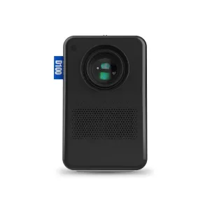 D100 180 Ansi Lumens Mini Led   Lcd Smartphone Wireless Screen Mirroring Projector White