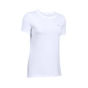 Dame Funktionstrje - Under Armour - Heat Gear Armour - Kortrmet - Hvid