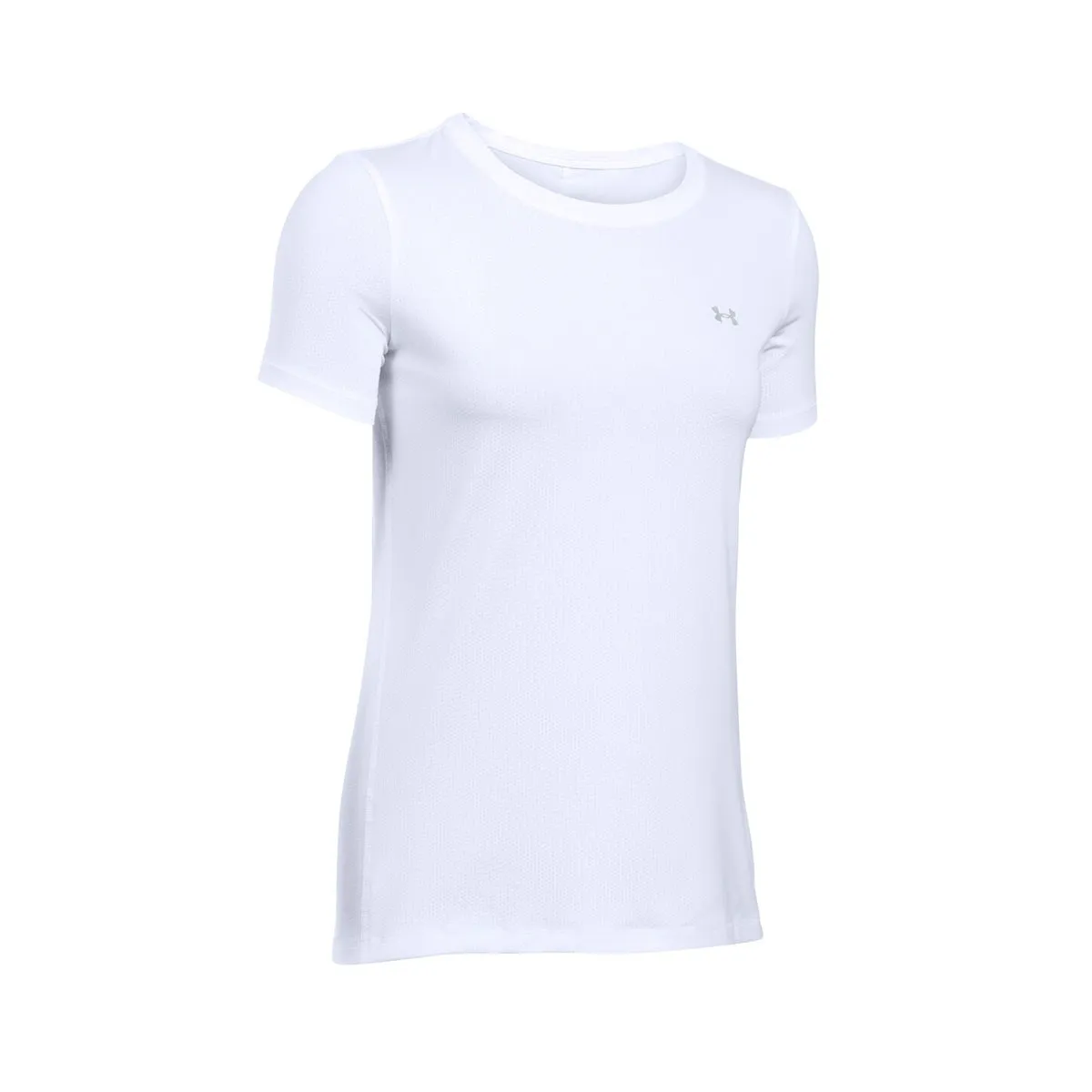 Dame Funktionstrje - Under Armour - Heat Gear Armour - Kortrmet - Hvid