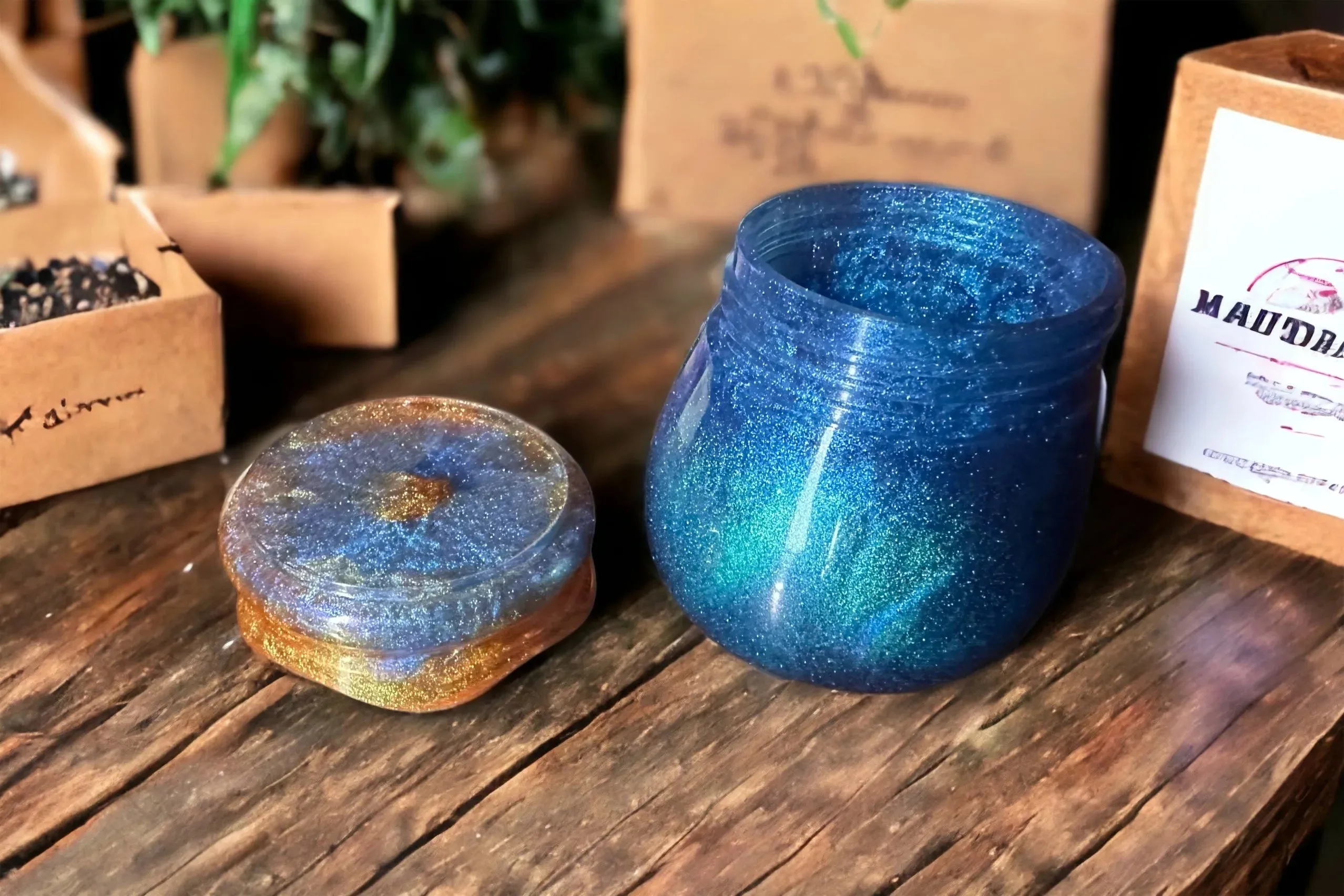 Decorative Jars/Stash Box/ Trinket Box/ Jewelry