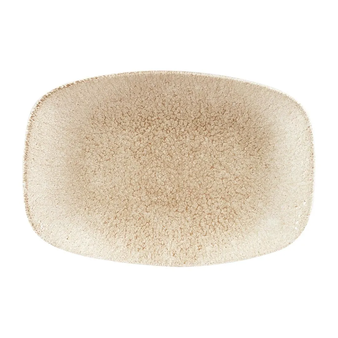 DF903 Churchill Raku Oblong Chef Plates Agate Grey 157 x 237mm (Pack of 12)