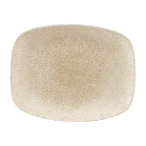 DF904 Churchill Raku Oblong Chef Plates Agate Grey 202 x 261mm (Pack of 12)