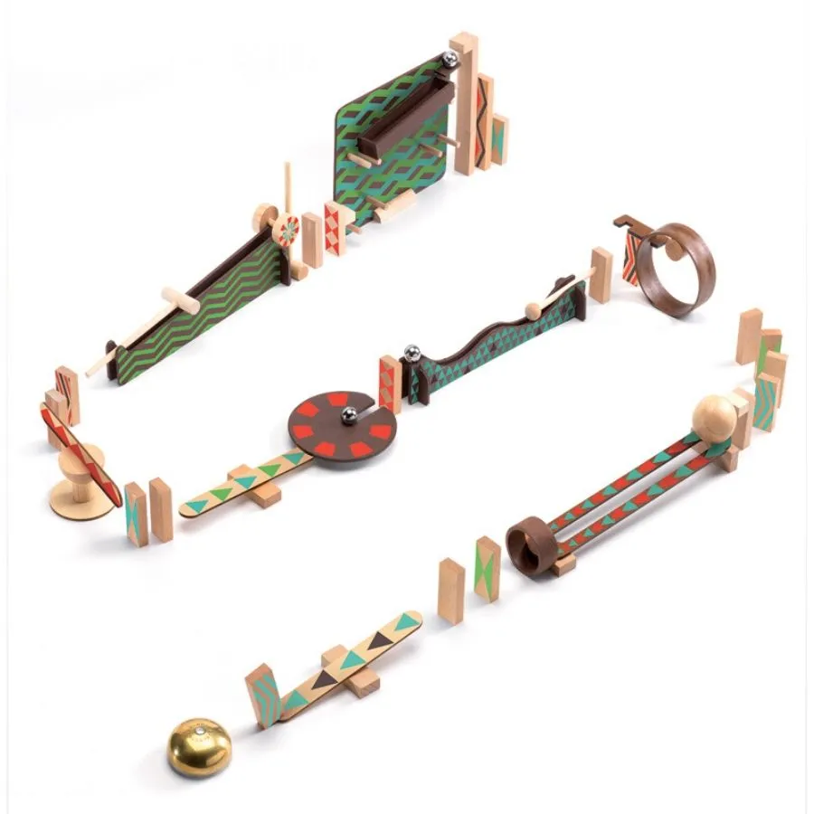 Djeco - Zig & Go Action Reaction 48 piece Set