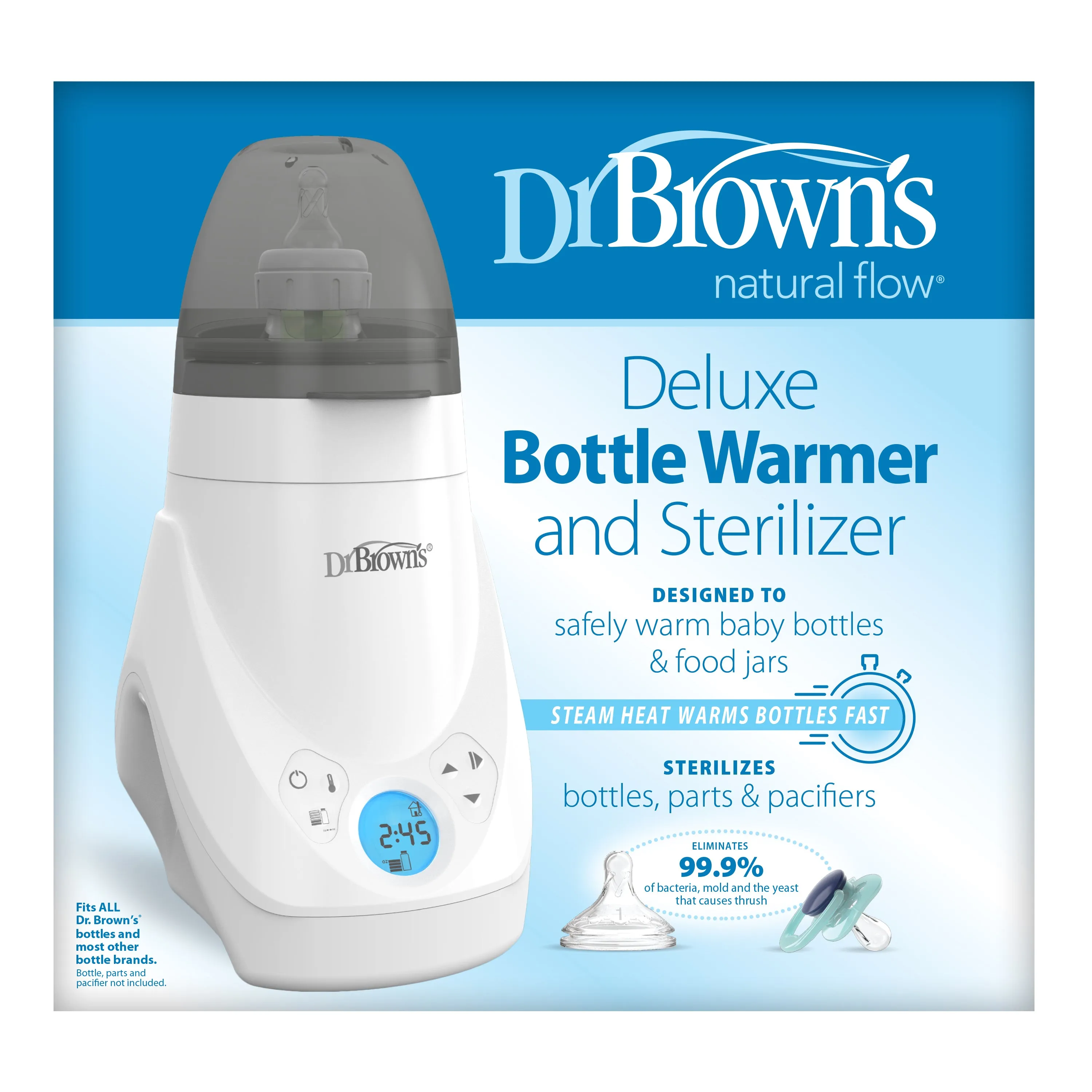 Dr Brown's Deluxe Electric Bottle Warmer & Steriliser