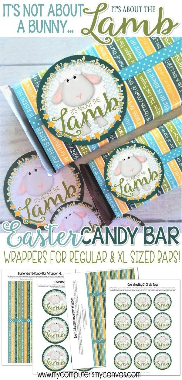 Easter {It's About the LAMB} Chocolate Bar Wrapper PRINTABLE