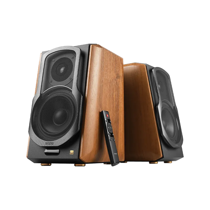 Edifier S1000MKII Active Bluetooth aptX Bookshelf Speakers Brown