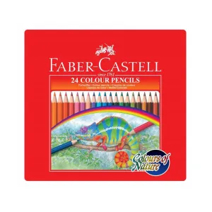 FABER-CASTELL Metal Tin 24 Color