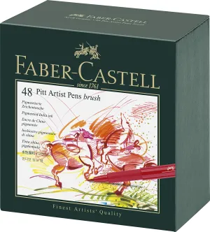 FABER-CASTELL PITT ARTIST Pen Broad - (Pack of 48)