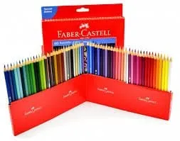FABER-CASTELL Redline Classic Colour Pencil 60 with Colouring Book
