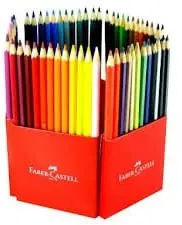 FABER-CASTELL Redline Classic Colour Pencil 60 with Colouring Book