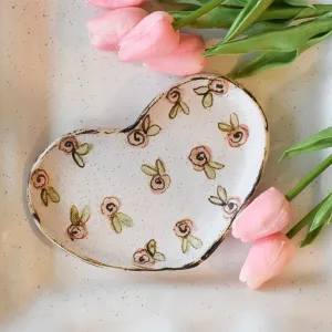 Floral Heart Dish