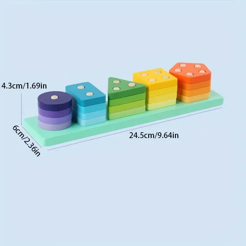 Geometrical Shape Five Sets of Column - 61B