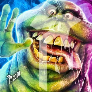 Ghostbusters Slimer: Art Print