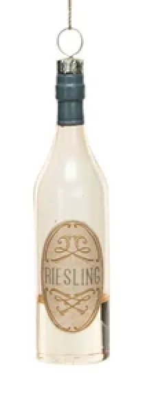 Glass Wine Bottle Ornaments, 8 Styles