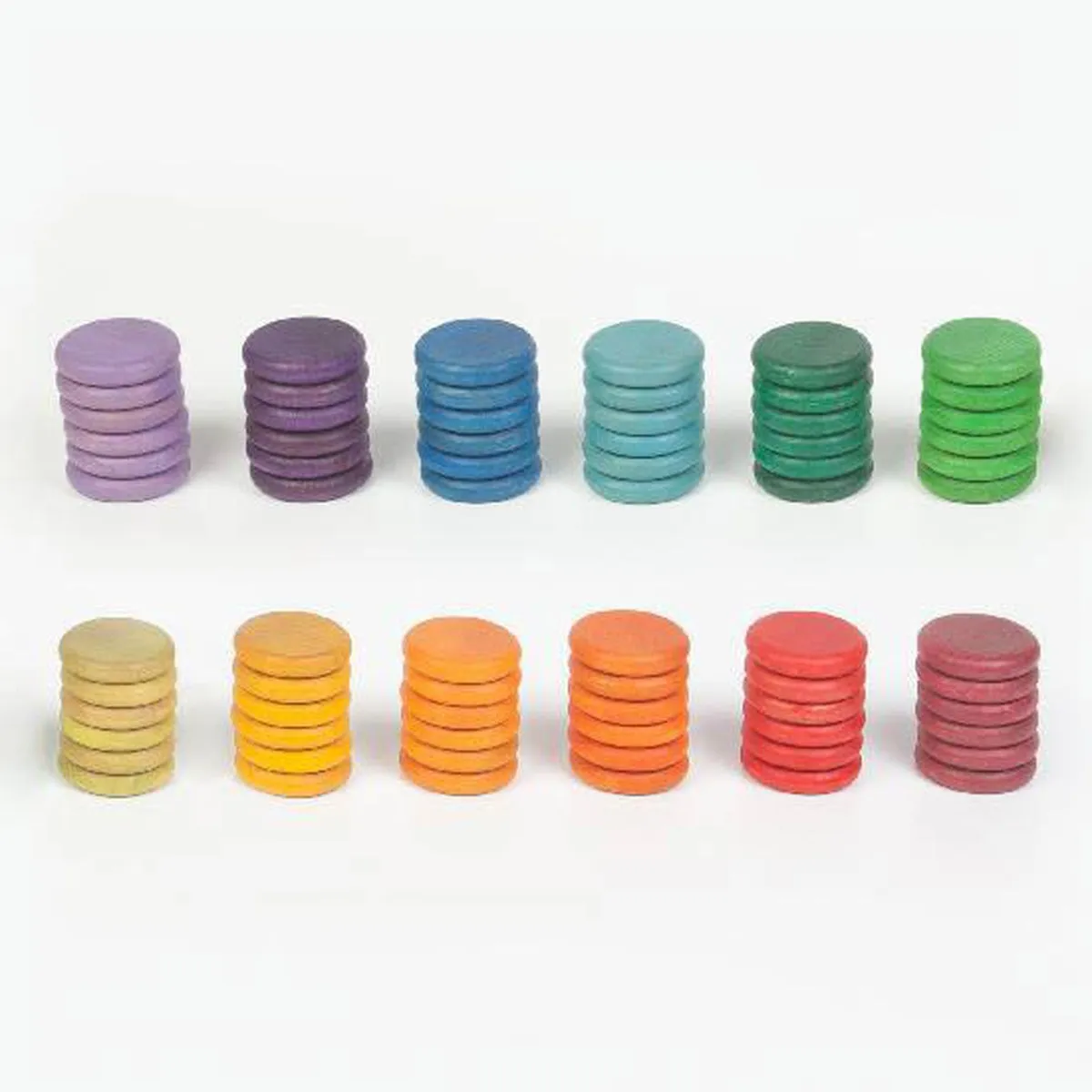 Grapat coloured coins 72 pcs