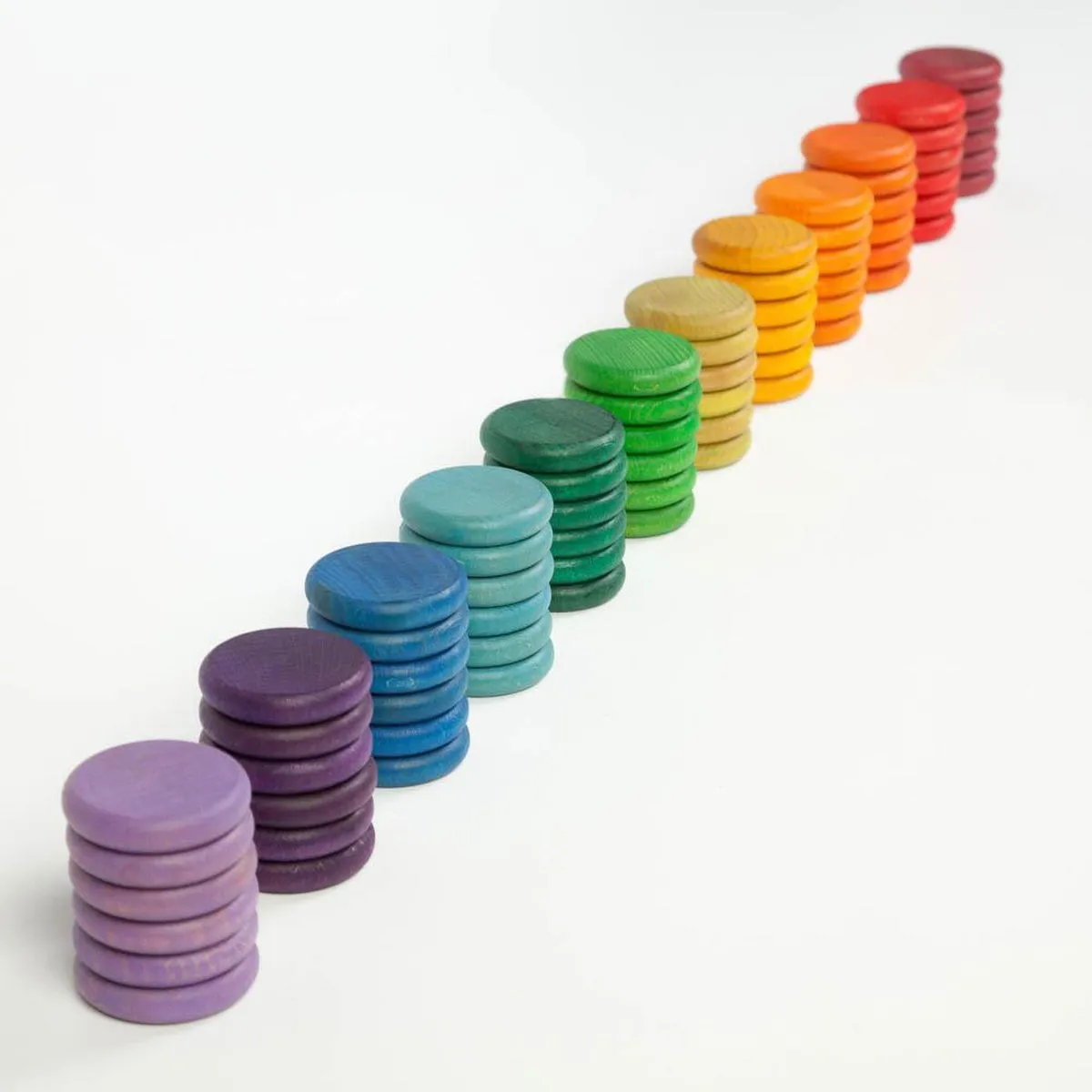 Grapat coloured coins 72 pcs