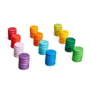 Grapat coloured coins 72 pcs