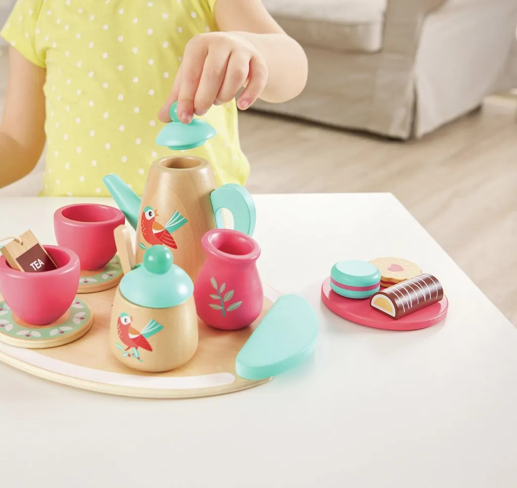 Hape  Tea Time Wooden Play Set  E3207 (Direct Shipping UK Only)